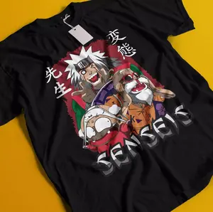 Jiraya T-Shirt Naruto Tshirt Tsunade Shirt Madara Kakashi Itachi Uchiha Rock Lee, Clean Look, Goes with Anything, Relaxed Fit