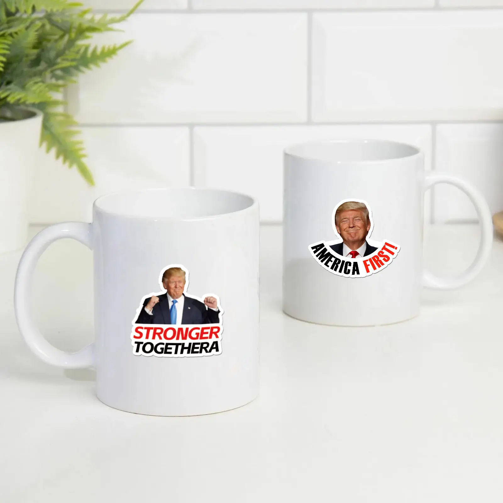 100PCS Custom Donald Trump Funny Stickers (20 Versatile Versions) - Large-Size Decor Decals to Decorate Laptop, Phone - 2025 Trump Themed DIY Scrapbooking Supplies (Toys & Hobbies, Scrapbooking & Stamping)