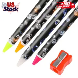4 Pack Rhinestone Picker Tool Adhesive Resin Picker Pencil