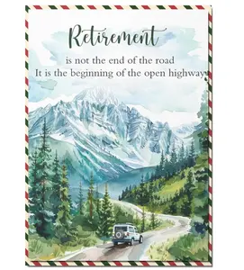 Happy Retirement Card, Retirement Gifts for Men Women, Coworker Goodbye Card, Leaving Work Card