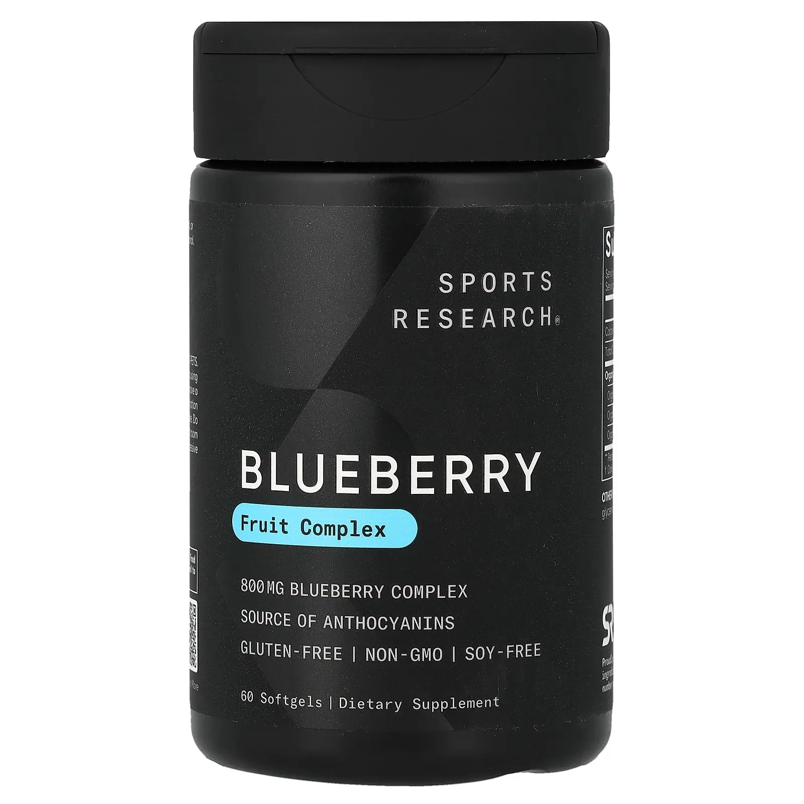 Sports Research Blueberry Fruit Complex, 60 Softgels