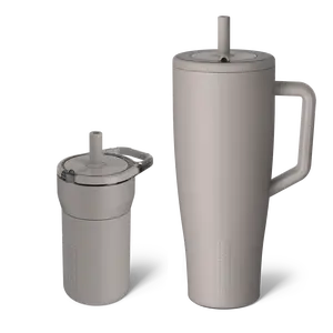 Mini + Me Bundle | BrüMate Era 40oz Straw Tumbler + Leap 12oz Kids Straw Tumbler Bundle | 100% Leakproof Insulated Tumblers | Cup-Holder Friendly