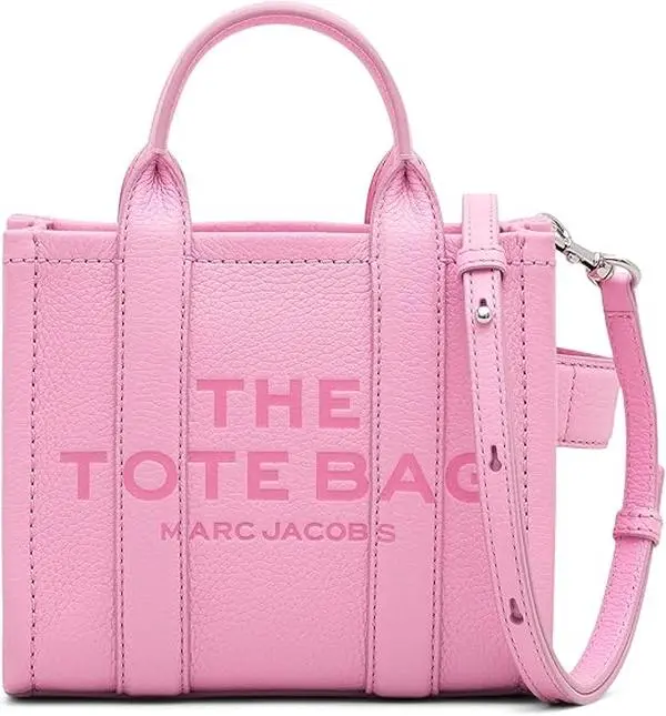 Marc Jacobs The Leather Crossbody Tote Bag - Fluro Candy Pink H053L01RE22-691