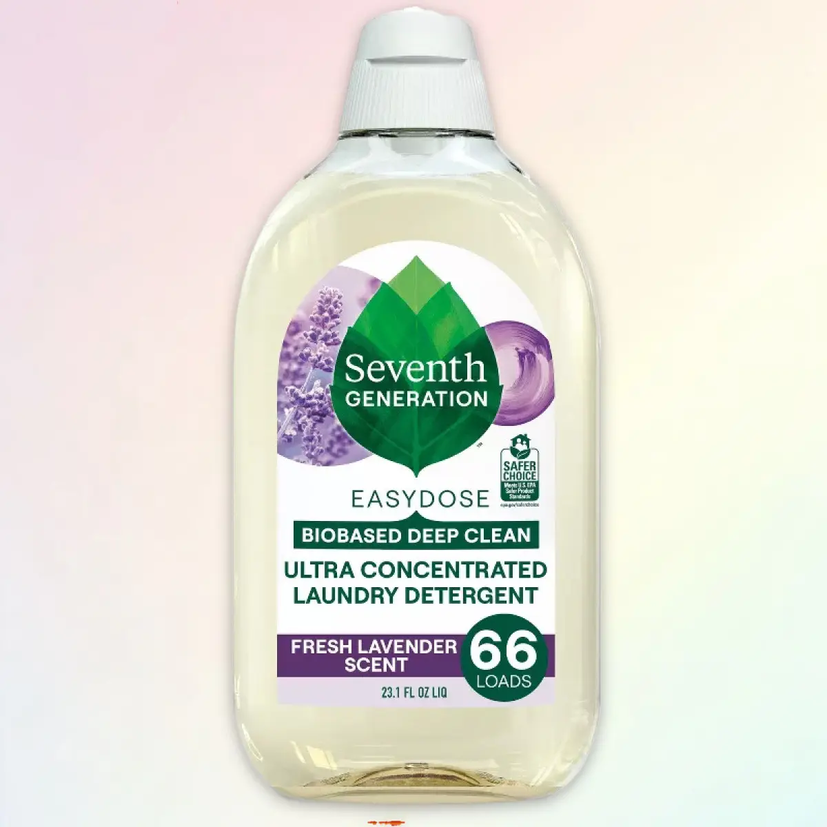 Seventh Generation EasyDose Ultra Concentrated 66-Loads Laundry Detergent Lavender-23.1 fl oz