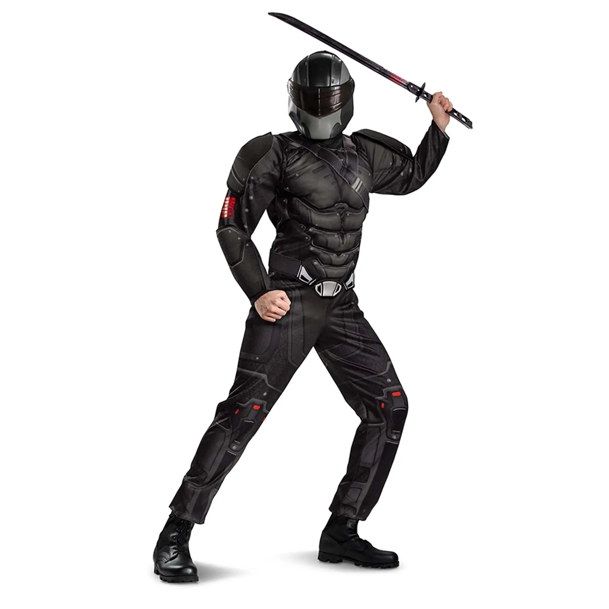 Mens G.I. Joe Snake Eyes Origins Adult Halloween Costume, Menswear Special Occasion Attire