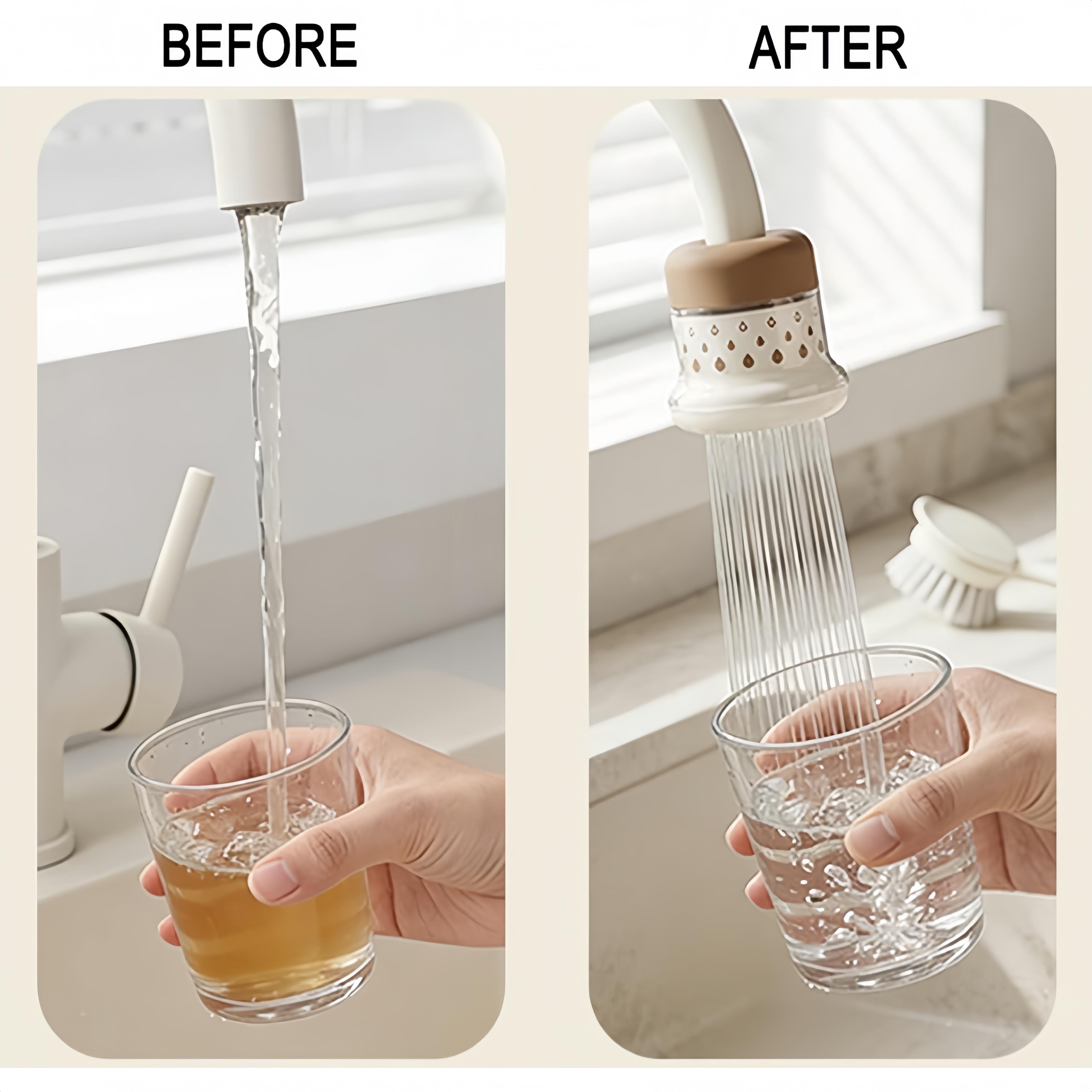 【BUY 1 GET 1 FREE】 Minimalist Fresh Water Tap Filter for Home Use — Multi-Layer Filtration Purifier Tap for Kitchen Vegetable Washing, Splash Guard