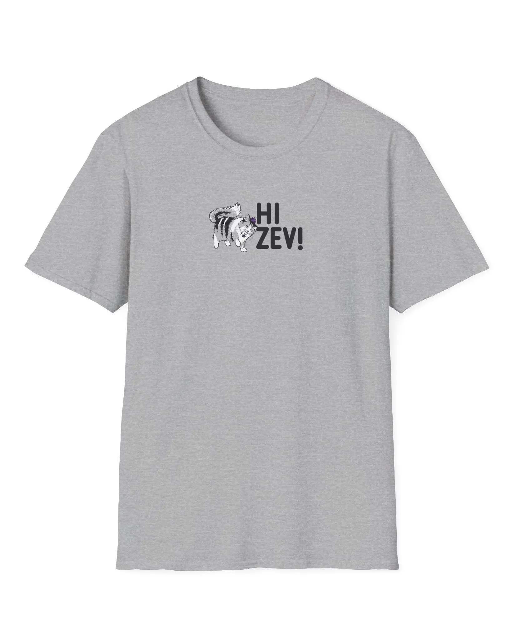 Hi Zev! Hi Donut! Front and Back Tee