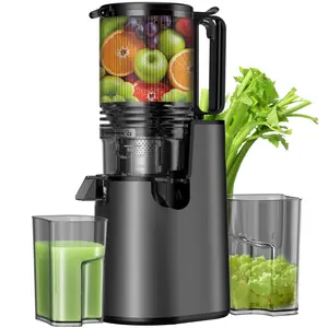 【Mother's Gifts】5.4 Inch Wide-Chute Slow Masticating Juicer, Cold Press Juicer – 99% Juice Yield, High Nutrient Retention, Easy to Clean & Assemble , Mother's Day