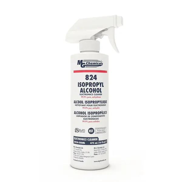 MG Chemicals-824 Isopropyl Alcohol for Cleaning Electronics, CARB compliant, Ozone Safe