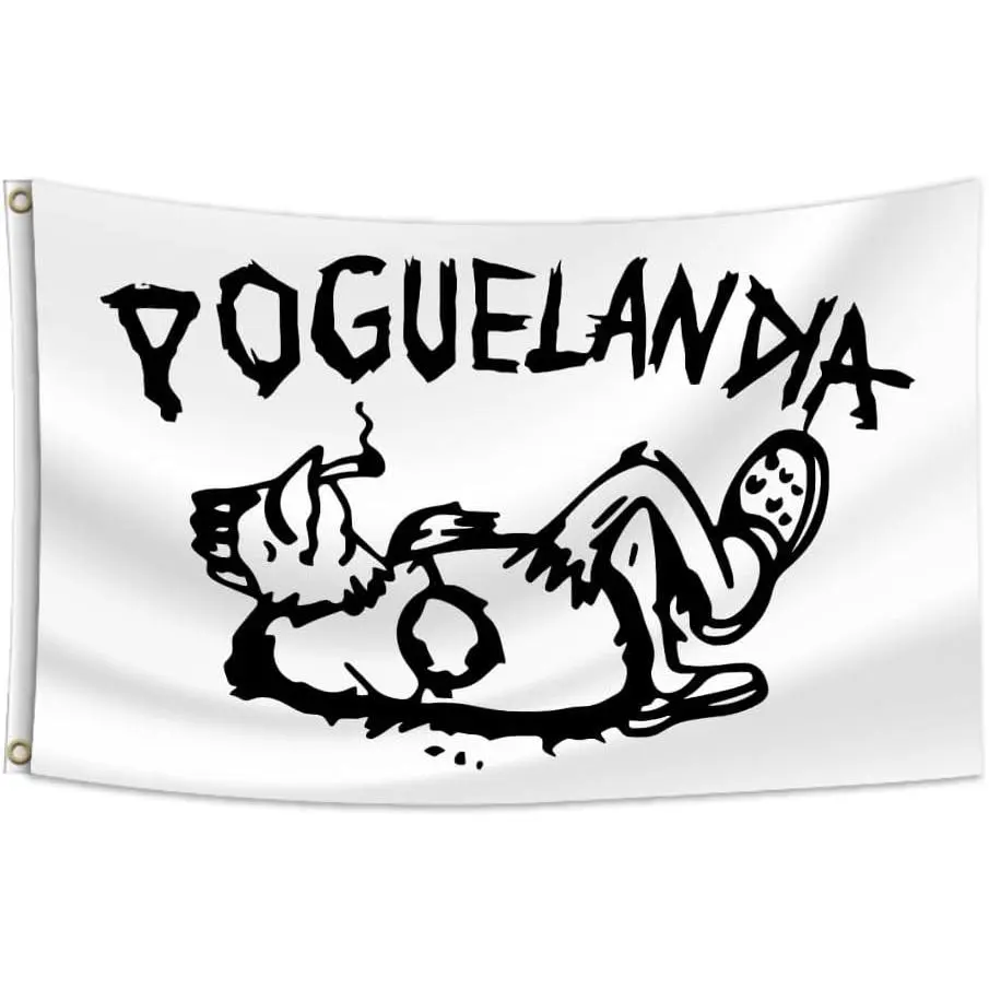 Poguelandia Flag 40x60inch Printed OBX Funny Chicken Flag Banner Tapestry OBX Flag Outer Banks Banner Pogue Life Poster for Outdoor Garden College Dorm Men Cave bedroom decor bedroom decor