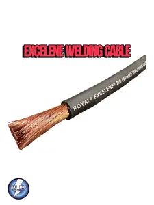 2/0 EXCELENE Welding Battery Cable Red or Black, 600v, EPDM jacket. USA MADE