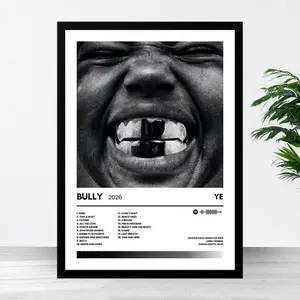 KanBULLY Album Poster Print | YE BULLY | Album Cover Poster | Hip Hop Wall Art | Music Room Decor