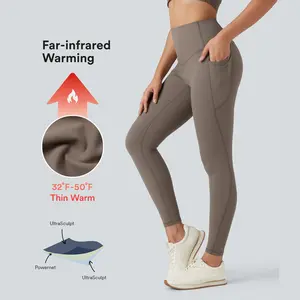 Halara UltraSculpt Heat High Waisted Tummy Control Yoga Leggings with Pockets  #TikTokShopHolidayHaul