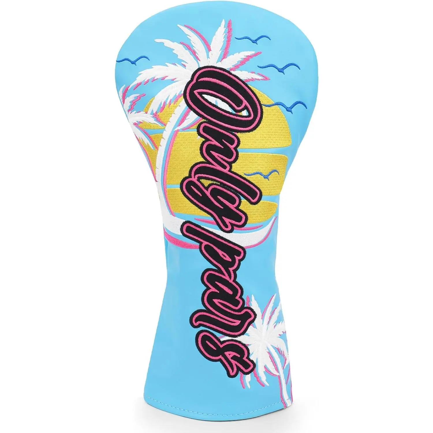 Golf  Covers, Leather Driver Headcover, Fairway  Cover, Hybrid  Covers -  Embroidery Golf Club  Covers for Men Women ONLY PARS Golf Headcovers