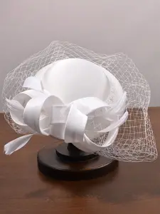 Elegant Women Small Hat, British Style Headpiece For Vintage Photo Shoots, Nobility Outfits, White Wedding Dress, Veil, Shanghai Nightclub Headwear, Derby Hats, Ball Gowns, Bridal Wedding Photography Accessories