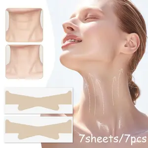 Neck Firming Patch, Anti-Wrinkle and Anti-Sagging Skin Tape, Reusable Invisible Neck Lifting, Neck Mask Firming