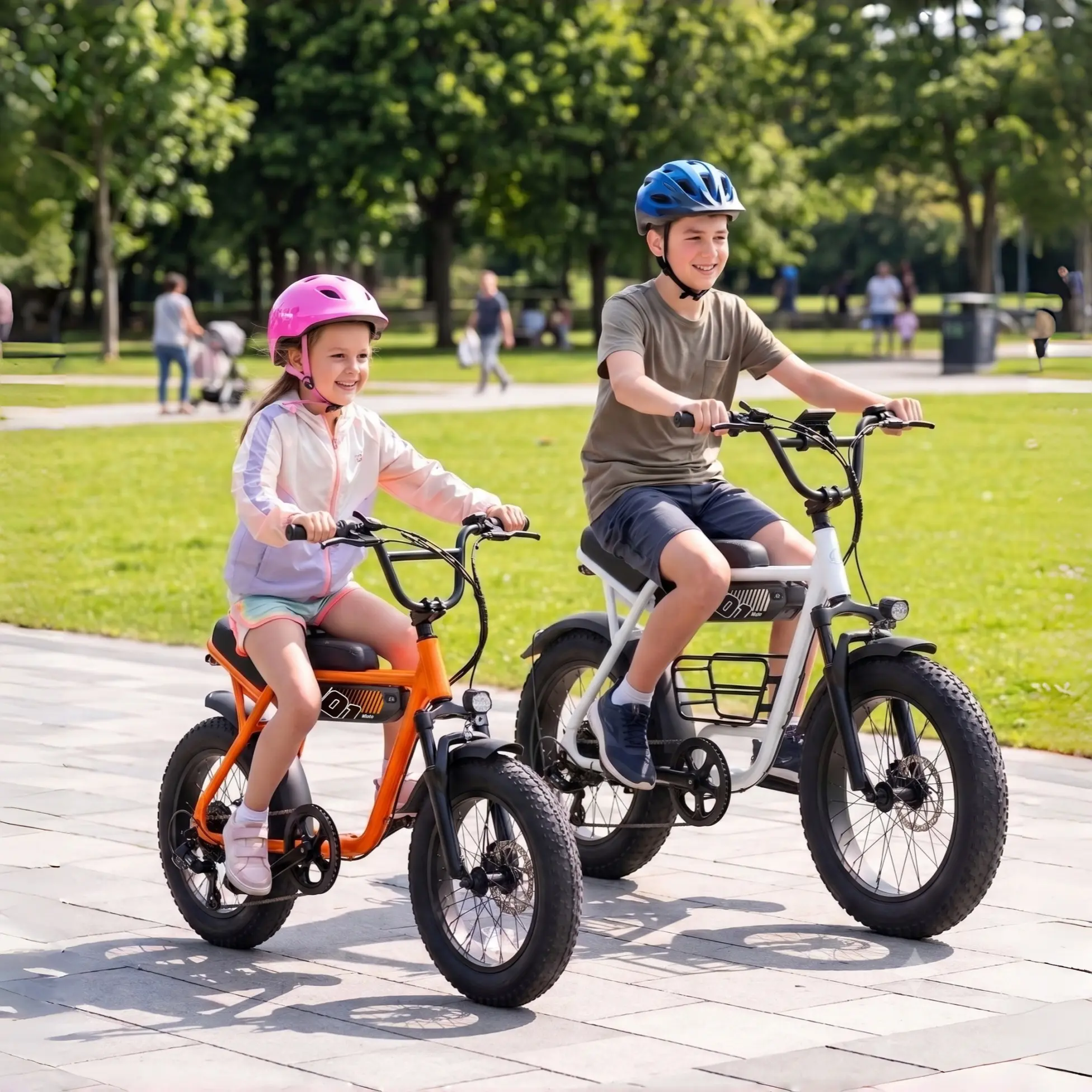 ESKUTE V101/V201 Fat Tire Electric Bike for Adults & Teens | 1500W Peak 28-35MPH Ebike, Up to 30-60 Mi Range | All-Terrain Off-Road Commuter, NFC | Back to School & Camping