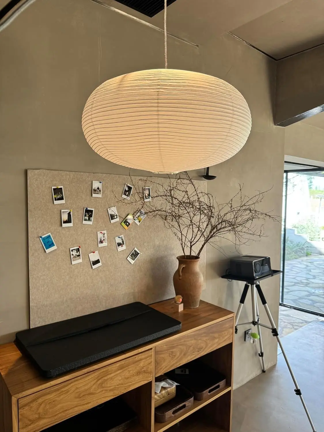 Large White Oblate Pendant Lamp Shade 55.5cm(21.85in) Chinese Lantern Paper Ceiling Lampshade for Home Decor