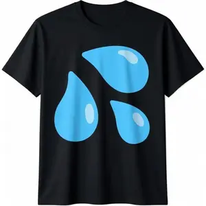 Sweat Droplets Splashing Water Drops Costume T-Shirt good graphic tees funny graphic tee