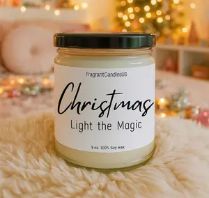 Holiday Gifts for sister - Christmas Candle  Funny Holiday Soy Candle Gift | Secret Santa Gift for friends, Bestie, Coworker | Handmade Winter Candle | Cozy Xmas Decor & Gift, Holiday gift for bestie, wife, boss, stocking stuffer surprise gifts