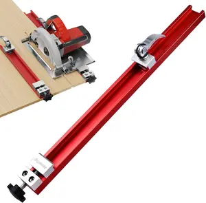 Aluminum Circular Saw Guide Precision Adjustable Rail 12 Inch Woodworking