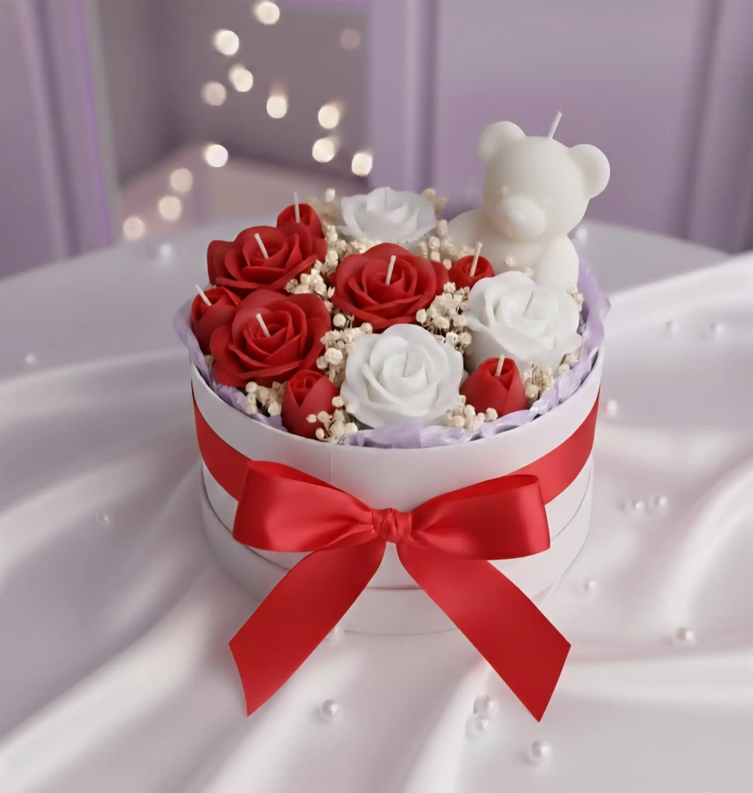 DELUXE BOUQUET (13-piece set) HANDMADE CANDLE