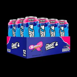 Ghost Energy Ready To Drink 12pk - 200 mg Caffeine 100 mg Neurofactor 100% B Vitamins Low Calorie Zero Artificial Colors Vegan Gluten-Free
