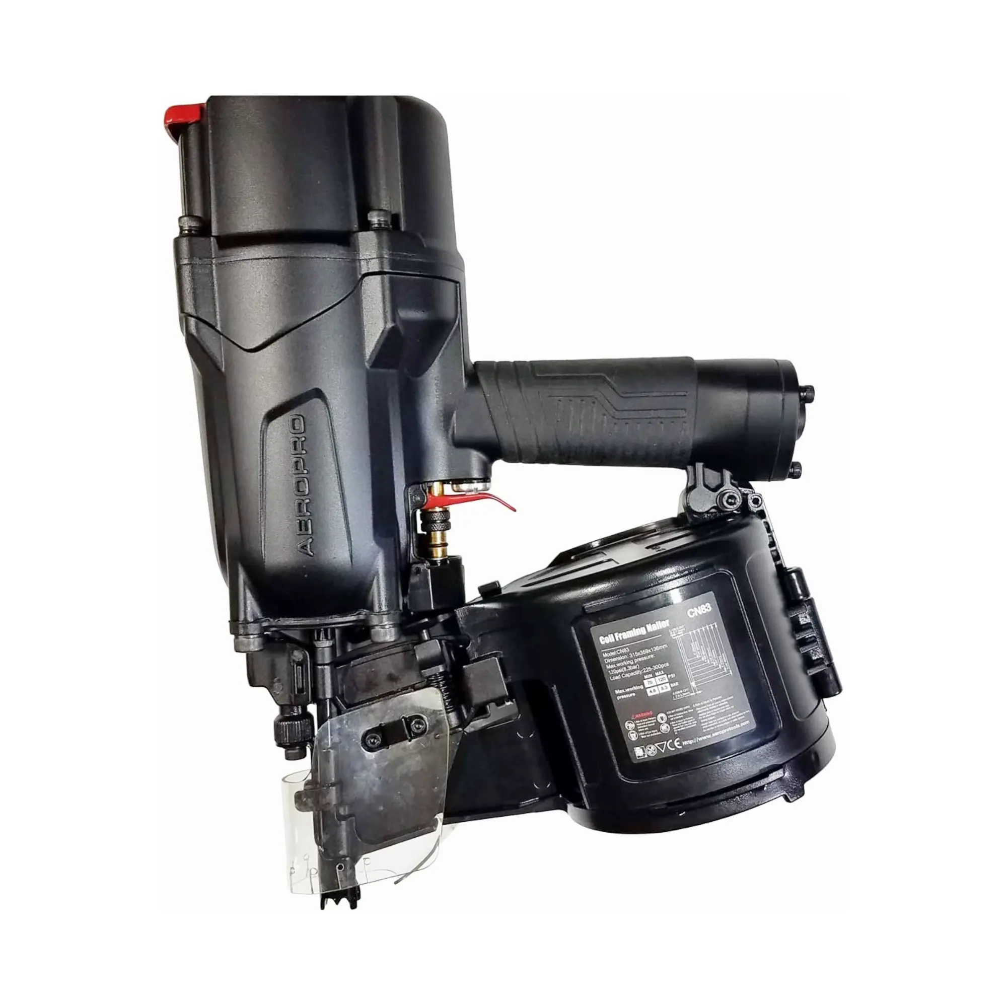 AeroPro Precision Coil Framing Nailer for 2” to 3-1/4” Nails, Durable Construction