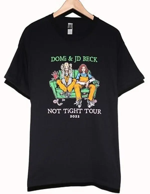 DOMi & JD BECK Jazz Fusion Vintage Graphic Tee, Modern Jazz Concert T-Shirt, Music Lover Fan Shirt, Retro Gift T081043
