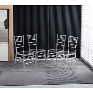 Wedding chair,dining chair,set of 4,plastic seat Wedding chair,dining chair,set of 4,plastic seat