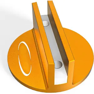 Universal  Pinch Weld Jack pad, Grooved Pinch Weld Jack Adapter and Frame Rail Protector,  Jack Adapter with 0.4" Slotted