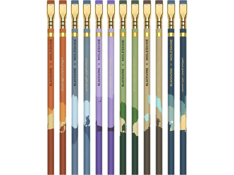 Moleskine x Blackwing Limited Edition The Lord of the Rings Set of 12 Firm Graphite Pencils