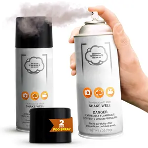 2 Pack  Haze/Fog Spray for Photography - Safe & Portable Mini Fog Machine Alternative -  and Light Ray Effects Maker for Indoor and Outdoor, No  -  The