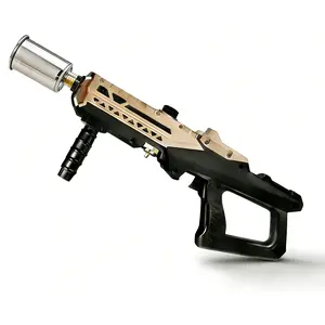Powerful Detachable Propane Torch Gun | Adjustable Flame Grill Torch for BBQ, Steak Searing, Camping, Welding (Tank Not Included)