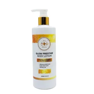 Saraskincare MOISTURIZER GLOW PRESTIGE BODY LOTION with Turmeric Vitamin C for Radiant Skin Care