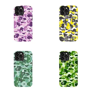 BAPE 4-Color Camouflage Case - Suitable for iPhone 11–17 Pro Max/Plus and Samsung Galaxy S23–25