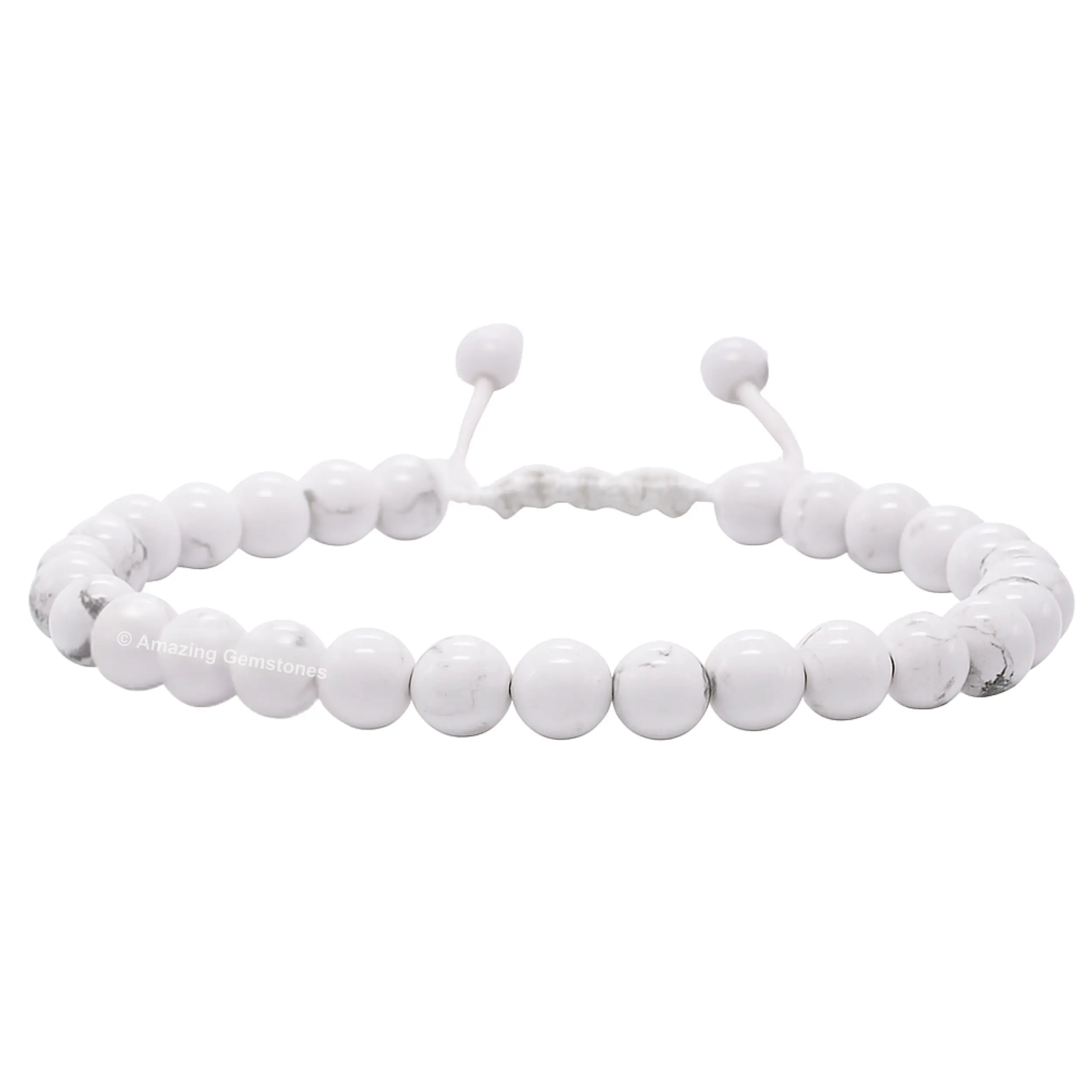 Amazing Gemstone Natural Crystal Bracelet - 6mm Adjustable Beaded Jewelry, Unisex Protection Healing Accessory, Stocking Stuffers Gift