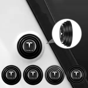 Car Door Shock Absorber Pads Noise Reduction Buffer Mats, Car Door Protector, 4/8/12/16/20 Pieces Interior Accessories for Tesla Spacex Model 3 Y S X Cybertruck