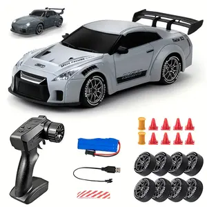 1:24 Remote Control Drift Car, 1 Box 2.4G 4WD Remote Control Car with Light & Tires, Perfect Birthday Gift for Kids, Drift Rc Car