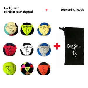 Portable DirtBag Hacky Sack Durable Fabric Footbag For Backyard Park Travel Activities hacky sacks