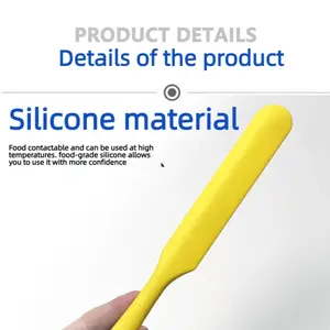 Food Grade Silicone Scraper Tool, Heat Resistant Kitchen Baking Aid, Easy Cleaning Bottle Wall Cleaner, Essential Cooking Utensil, Baking Utensils Supplies, Baking Supplies