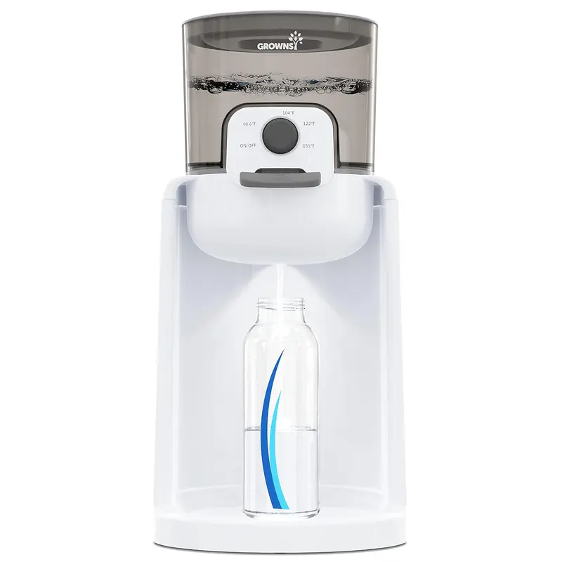 #SummerVibes GROWNSY Instant Baby Bottle Warmer, Precise 4 Temperatures Control | Night Light, Midnight Feeding | Warm Water Dispenser for Formula in Seconds | 72H Smart Thermostat, Easy Keep Warm/k301