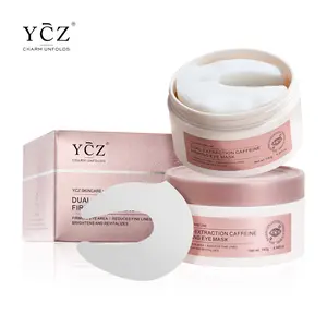 YCZ Caffeine Collagen Firming Eye Mask 60 Pieces | Target Puffiness, Dark Circles & Fine Lines for Smoother, Brighter Under-Eye Skin