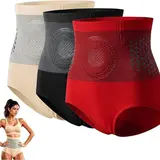 Women's 3-Pack 4-in-1 Compression Sweat Shorts - High Rise, Breathable Fabric, Stretchy, Tummy Control Waist, Toning, Firming, Hip Enhancing, Body Contouring Shapewear (Universal Fit for Gym, Yoga, Daily Wear),sohochic