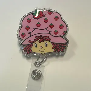 Strawberry-Themed Badge Reel