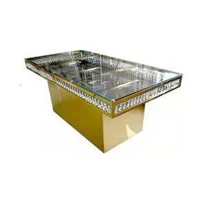 Gold Crystal Dining Table