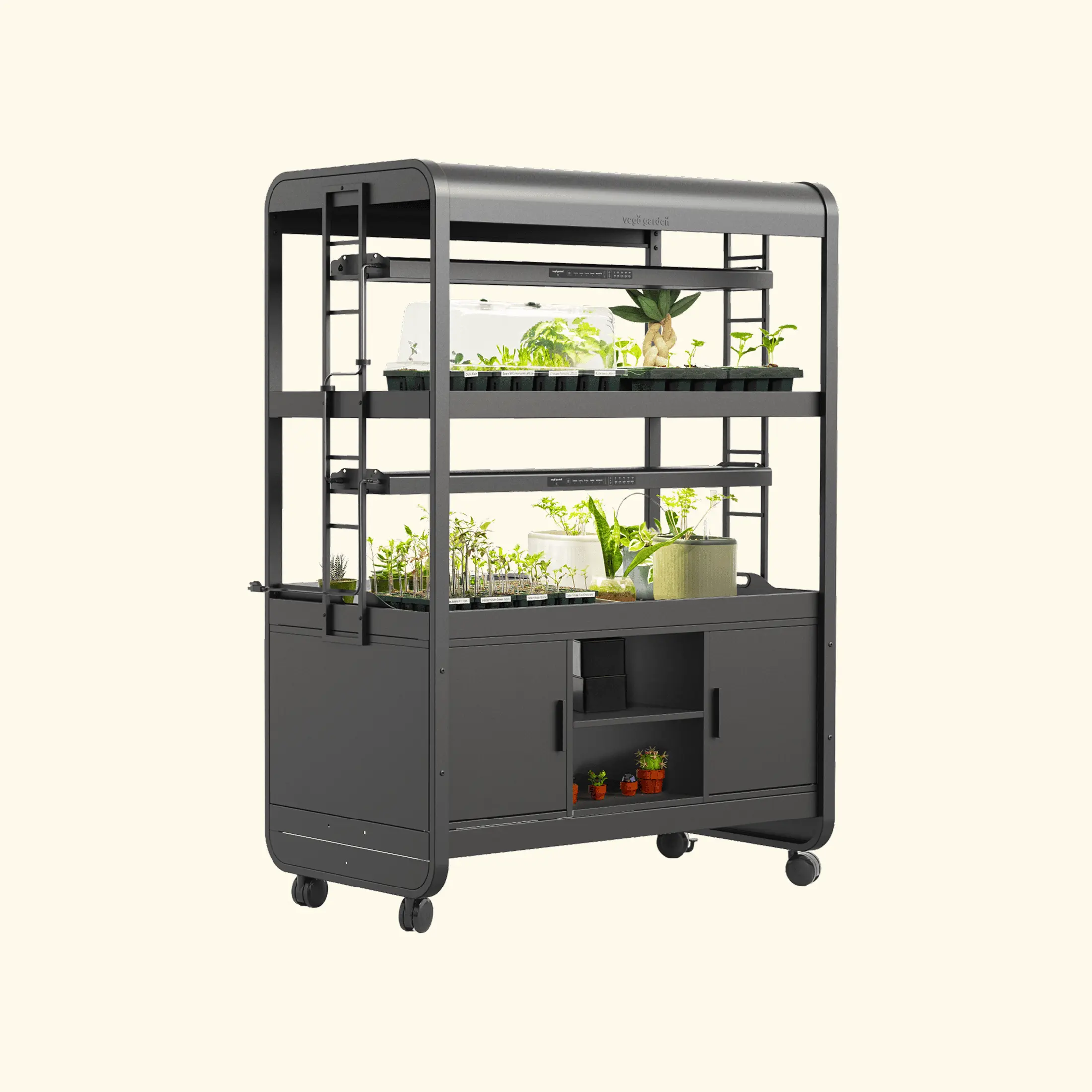 Ultimate Grow Light Garden with Storage