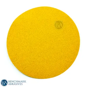 6" Gold A/O No Hole Hook & Loop Discs - 50 Pack