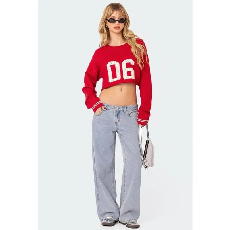 EDIKTED Petite Raelynn Washed Low Rise Jeans