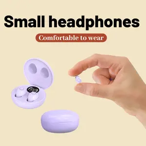 INSONIXN Mini Wireless Bluetooth Earbuds Bluetooth 5.3 Edition In Ear Mini Invisible Earbuds for Stereo Call, Sports Waterproof Side Sleep Sleep Earbuds Comfortable Wear Perfect Gift